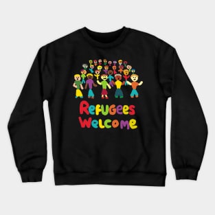 Refugees Welcome Crewneck Sweatshirt